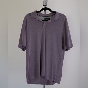 Nordstrom Mens Striped Polo Purple